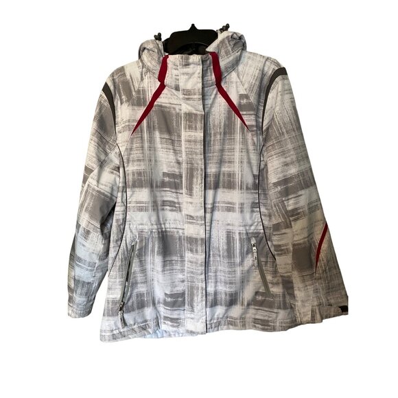 Below Zero by Rothchild Women's Gray Parka Petite Size Large - Picture 1 of 7